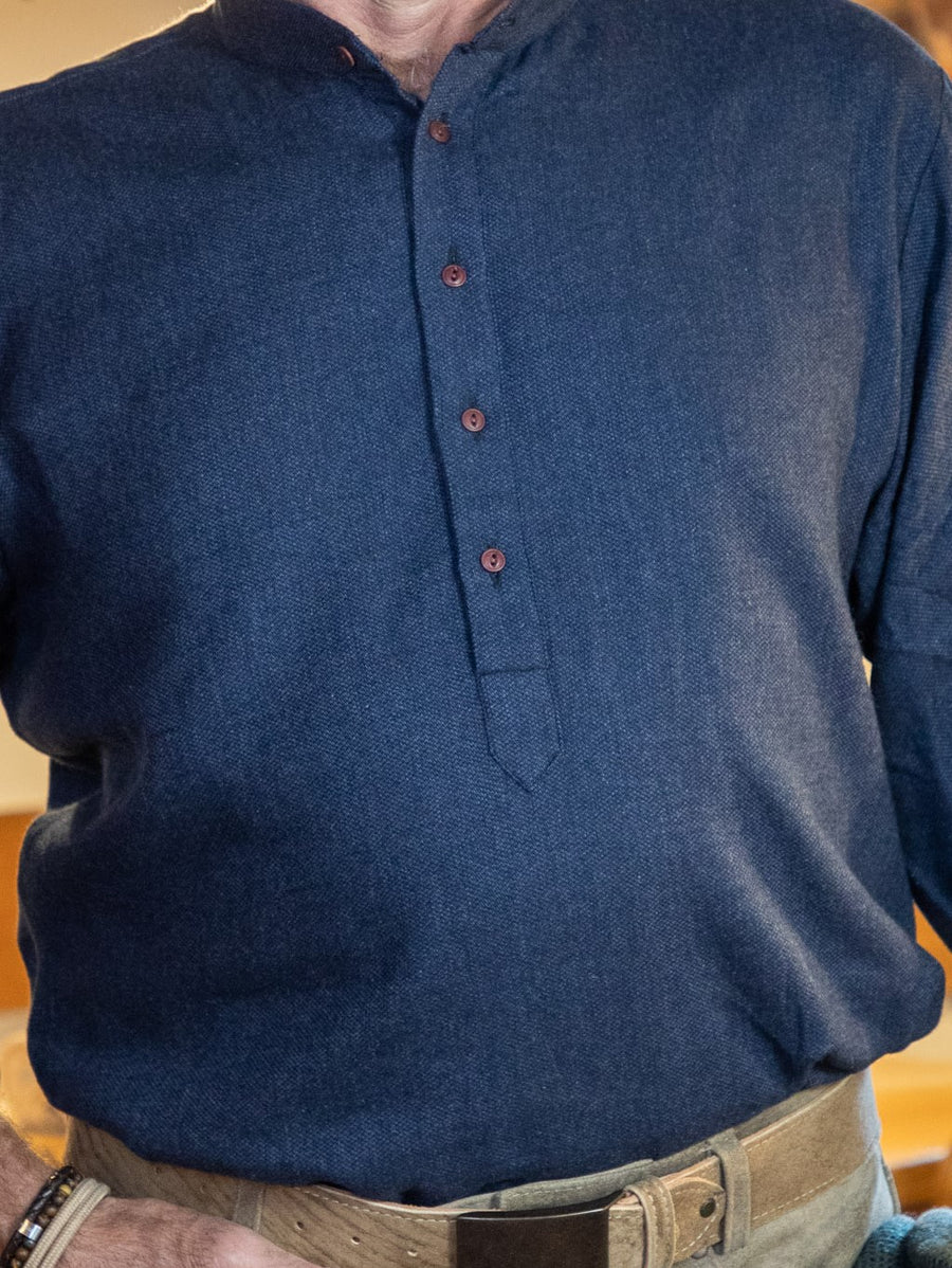 Hemd HUNDSANSSCHO FLANELL tiefblau