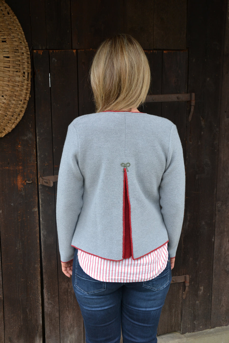 Strickjacke MOOSEDT grau