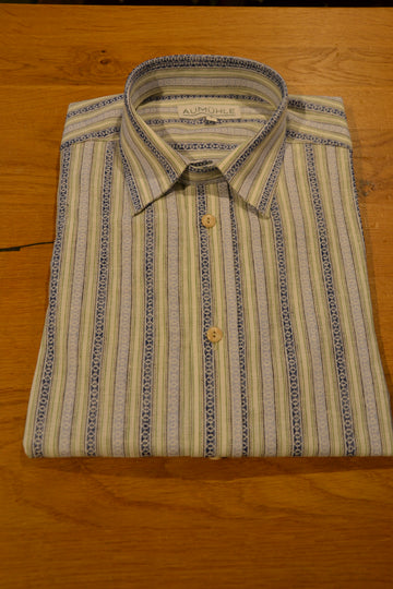Hemd MICHI blau/grün
