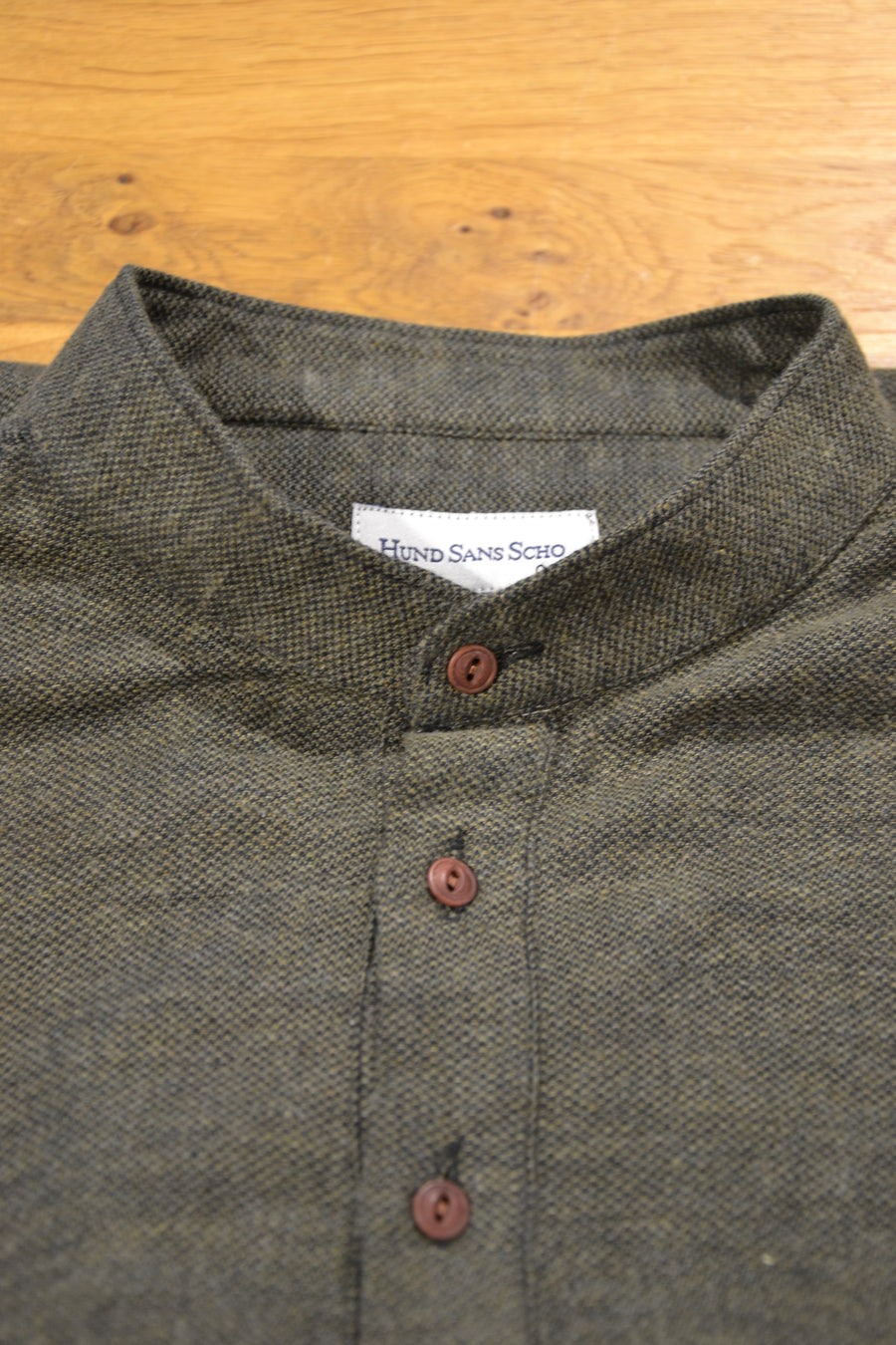 Hemd HUNDSANSSCHO FLANELL dunkeloliv