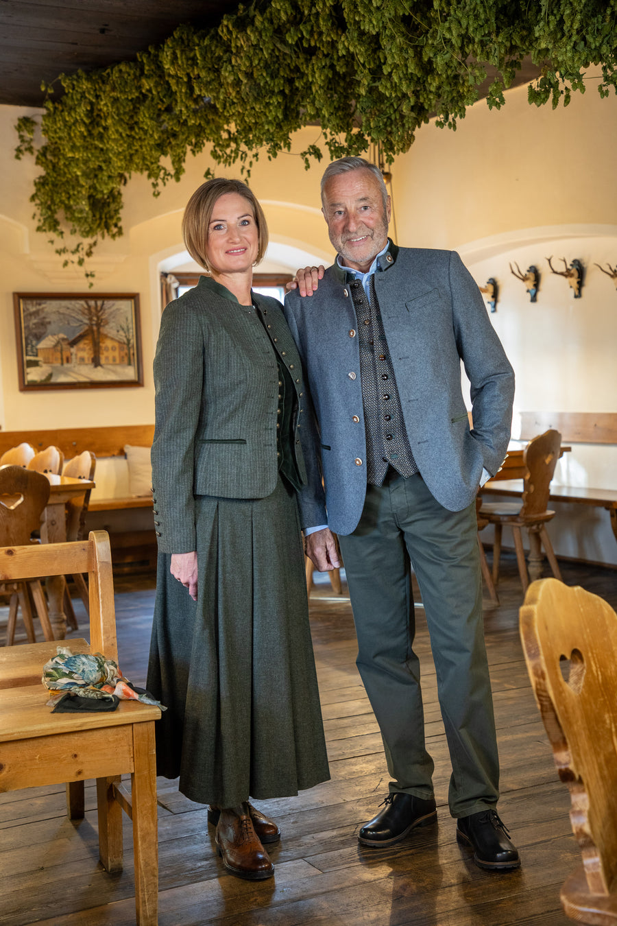 Jacke PARCIFAL grau/oliv