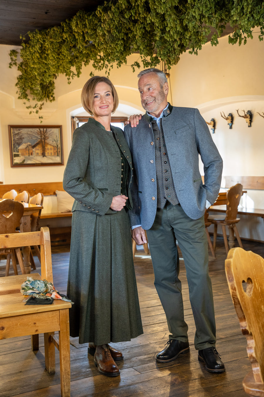 Jacke PARCIFAL grau/oliv