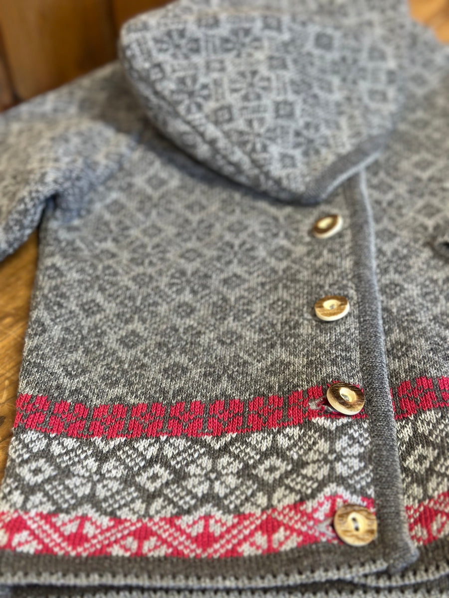 Strickjacke LINI stein