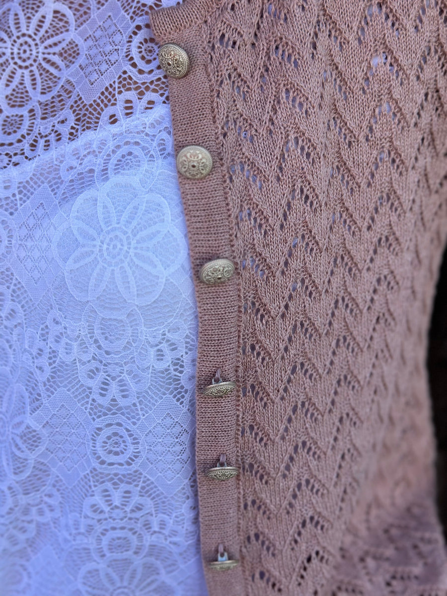 Strickjacke HUBERIN altrose