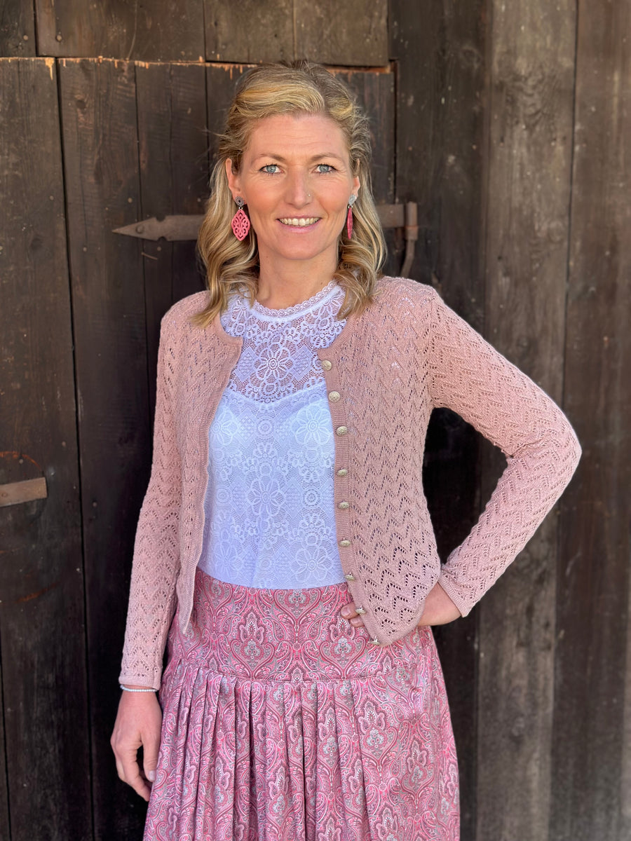 Strickjacke HUBERIN altrose