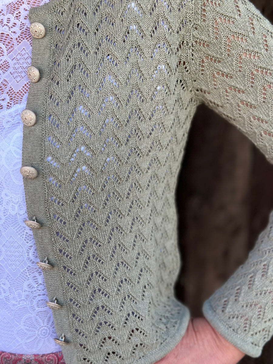 Strickjacke HUBERIN schilf